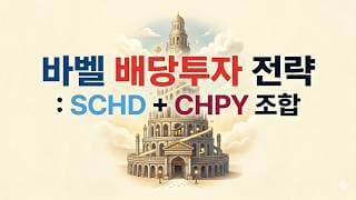 배당 성장 SCHD + 반도체 고배당 CHPY 조합(바벨 배당투자)