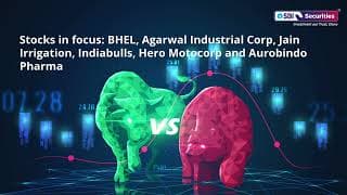 Stocks in focus: BHEL, Agarwal Industrial, Jain Irrigation, Indiabulls, Hero Moto & Aurobindo Pharma