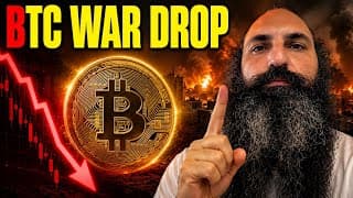 BITCOIN AND STOCKS DROP AS WAR RETURNS