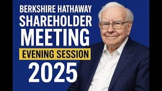2025 Berkshire Hathaway Shareholder Meeting Evening Session with Warren Buffett