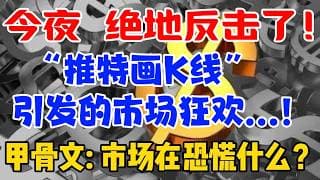 今夜 绝地反击了！“推特画 K 线”引发的市场狂欢...！甲骨文：市场在恐慌什么？
