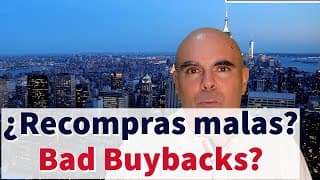 Recompras acciones EEUU: ¡No te va a gustar por qué las hacen!