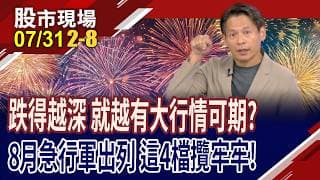 原主流股紛紛破線 回測季線.半年線,能撿便宜?反彈先別急著賣 潛力好股,還有驚喜在後頭?｜20260731(第2/8段)股市現場*鄭明娟(丁兆宇)