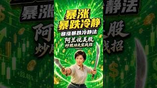 暴跌暴涨别急追 #阿兰说美股 #炒股功夫 #Shorts