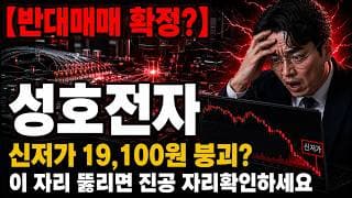 [성호전자 주가 전망] 임계점 이탈 후 어디까지? 진짜 지지선은 어디 #성호전자