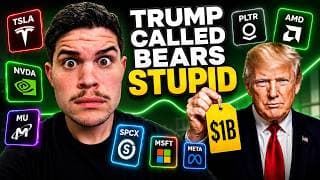 Trump calls Bears STUPID - If SPY/QQQ Break this level Stocks will Explode