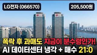 [LG전자] 46만 → 20만 반토막, 바닥인가 - 어닝 서프라이즈에도 폭락 #LG전자