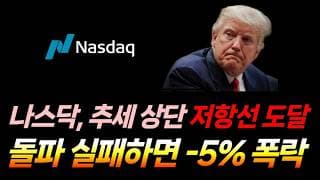 나스닥, 추세 상단 저항 (QQQ, 엔비디아, SOXX, SOXL, 테슬라, 아이온큐, 로켓랩, 리졸브 AI)