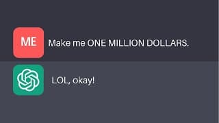 GhatGPT Make Me A Millionaire