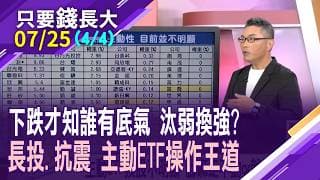主動ETF每天都會揭曉持股 要加碼前,看成分股做功課?作短.留長各有優選?重配息or拚績效 "主動"挑ETF有眉角!【20260725(第4/4段)只要錢長大*鄭明娟(盧昱衡×王仲麟)】