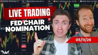 LIVE Trading Fed Chair Vote Gold, Nasdaq, Forex | A1 Trading Show