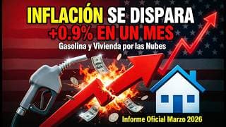 Inflación en EE.UU. se Dispara y Gasolina por las Nubes (Informe Oficial Marzo 2026)🔥
