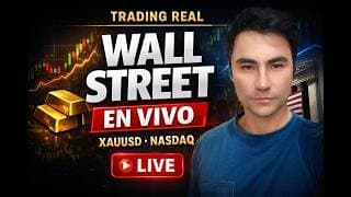 Se viene Bullrun en XAU? - Abre WallStreet😎 | Análisis y Trading en Vivo (NASDAQ - BTC - XAU)