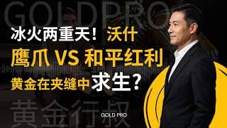 冰火兩重天！沃什鷹爪 VS 和平紅利，黃金夾縫求生? #美联储沃什 #沃什鷹派 #美联储加息 #美伊備忘錄