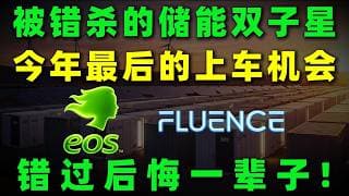 暴跌60%，被严重错杀的储能双子星！AI电力缺口爆发，即将迎来今年最后一次上车机会，错过真的后悔一辈子！EOSE,FLNC#美股 #投資 #trading #电力 #储能