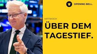 Schwacher Start, aber deutlich über Tagestief | Inflation im Rahmen