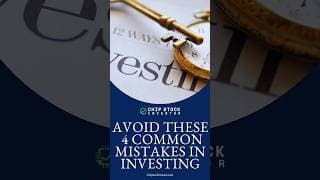 Top 4 Common Investment Mistakes.  Become An Insider at chipstockinvestor.com