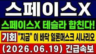 [스페이스X 주가 전망] 스페이스X 테슬라 합친다! "지금" 이 바닥 기회! 일론머스크 Space X "4조 달러 제국" 시나리오 타점 및 대응 총정리