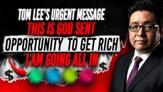 Tom Lee: Mark My Words "This Is Biggest Buy The Dip Opportunity" - You Just Need 4 Stocks - Act Fast