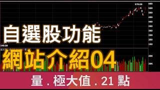 自選股功能  | 廖兄 | 網站介紹04