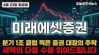 [미래에셋증권 주가 전망] 분기 1조 클럽 증권 대장의 끝없는 조정 세력의 다음 수를 읽어드립니다 #미래에셋증권주가전망 #미래에셋증권목표가 #미래에셋증권