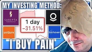 Sarepta Now 40% of My Portfolio. QURE Stock Crash, Biohaven Forecast, Palantir Bubble Martin Shkreli
