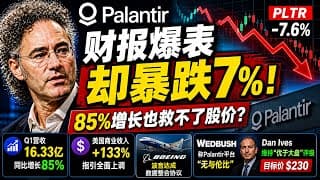 Palantir财报后为何下跌？Wedbush继续看多，Boeing合作加持，PLTR到底是机会还是风险？