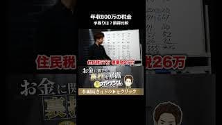 利益800万の個人事業主のリアルな税金と手残り額 #shorts