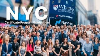 Inside the Wharton Online & Wall Street Prep Certificate Program Graduation