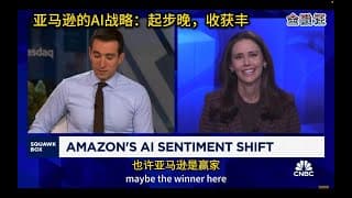 亚马逊AI战略：起步晚，收获丰？     DeepSeek ｜AWS｜云服务 ｜ AI ｜数据中心 ｜开源模型｜1000亿美元资本性开支   20250210金融汪