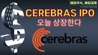 [충격] 핫 IPO CEREBRAS $185