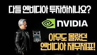 엔비디아 투자자라면 꼭 봐야 할 재무 분석! 장점과 리스크는?!