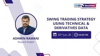 Swing Trading Strategy Using Technical & Derivatives Data | Li ve Webinar