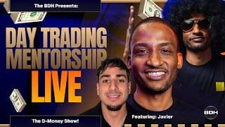 Day 1 DayTrading Mentorship Live from the BDH!
