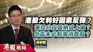 【港股格局】恒指易跌難升？滙控可趁調整吸納？世盃帶動聯想股價？(嘉賓：郭家耀 Matthew) 11.06.2026 ｜#消費股｜#啤酒股