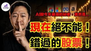 AI投資者必看！這支股票，即將大爆發？！【D的財富鏈/美股】