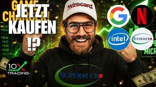 🕵🏼 ALPHABET – NETFLIX – INTEL – SUPER MICRO 🔎 Jetzt kaufen ⁉️ Aktien Analyse