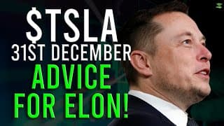 EXPERT'S ADVICE FOR ELON AS TESLA PLUMMETS! Tesla Stock Full Analysis 31 December | Stox 101 USA