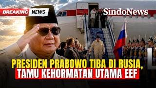 Presiden Prabowo Tiba di Rusia untuk Hadiri Eastern Economic Forum Vladivostok