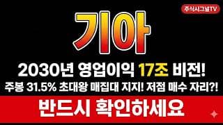 [기아 주가 전망] 5월 글로벌 +2.7% 판매 성장! 하이브리드·전기차 동시 폭발 시작! #기아주가전망 #기아목표가 #기아
