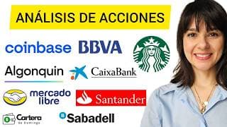 ANÁLISIS TÉCNICO DE ACCIONES PARA NO PERDER DINERO: MERCADOLIBRE, COINBASE, BBVA Y SANTANDER