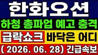 [한화오션 주가 전망] 단독🚨 한화오션, RSU 200억 소송전 막 올랐다…"인수 위로금" vs "매출 미달" 전쟁 이슈까지 어디까지 추락할것인가