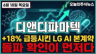 [디앤디파마텍 주가전망] (속보) AI 신약 본계약에 들썩, 추격 전에 "이 매물대"부터 보세요 #디앤디파마텍주가전망 #디앤디파마텍목표가 #디앤디파마텍