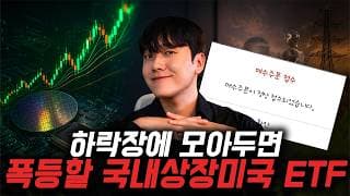 “제발 아무거나 사지마세요” 하락장에 모을 국내상장미국 ETF