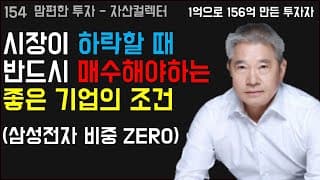 154 ﻿15,600% 수익률의 강방천 회장이 말하는 하락장 대응 매매법 주식투자 성공 비법 3가지(feat. 국가 부도의 날)