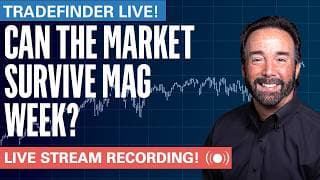 TradeFinder LIVE! Can the Market Survive Mag Week?  #stocks #elliottwave