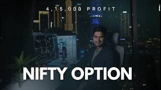Made 125% ROI IN NIFTY OPTION TRADE - THE MADRAS TRADER