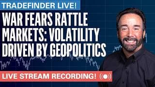 TradeFinder LIVE! War Fears Rattle Markets: Volatility Driven By Geopolitics  #stocks #elliottwave