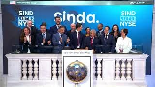 Sinda Ltd. (NYSE: SIND) Rings The Opening Bell®
