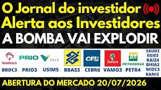 ALERTA BBDC3 PRIO3 VALE3 BBAS3 CEBR6 VAMO3 PETR4 SAUD3 EGIE3 RAIZ4 BHIA3 WIZC3 RANI3 BRST3 PINE4